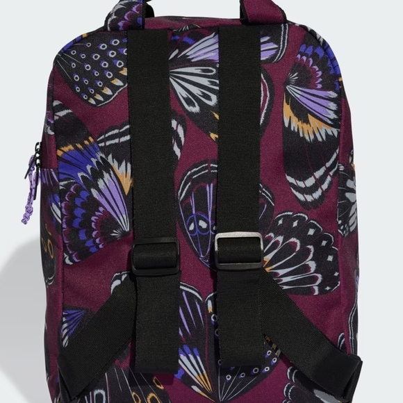 Adidas Women\'s Backpack with Butterfly Design - Purple and Black main image 10